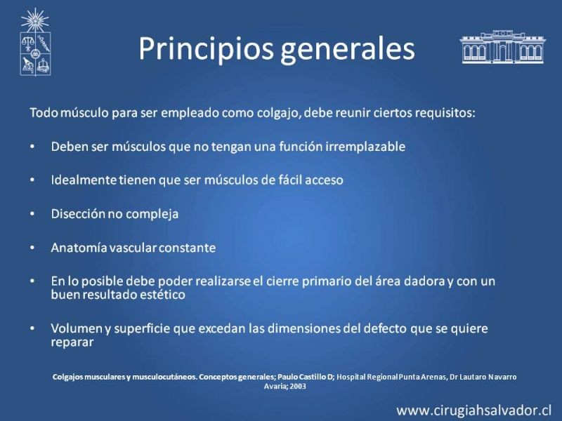 Diapositiva 7 de Colgajos musculocutáneos