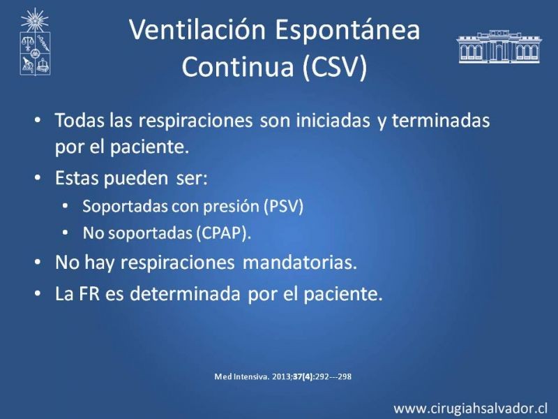 Diapositiva 9 de VMI: Modos ventilatorios: Indicaciones y manejo
