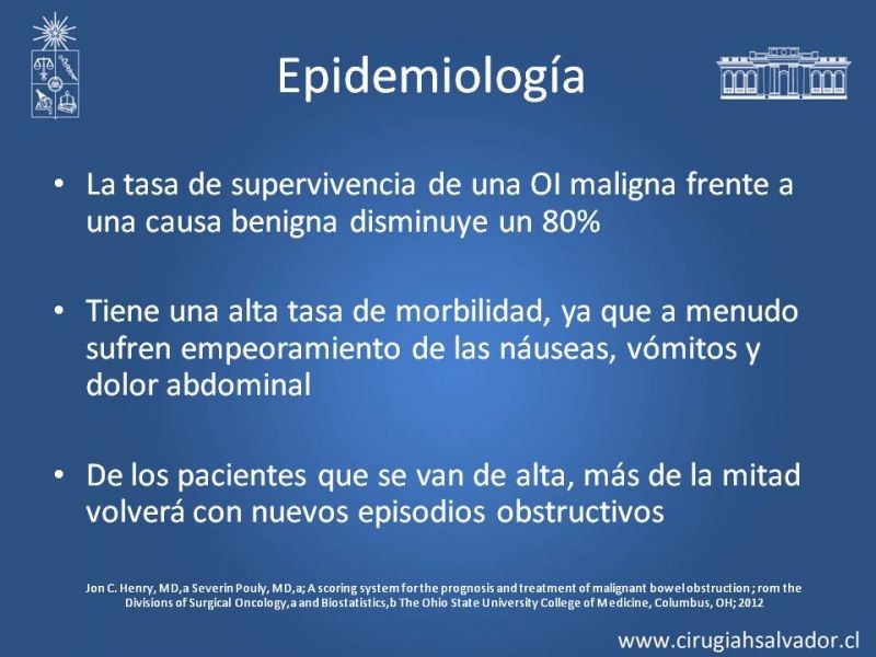 Diapositiva 4 de Obstrucción intestinal neoplásica asociada a carcinomatosis peritoneal