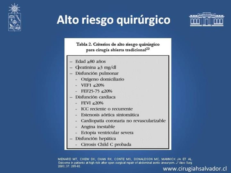 Diapositiva 6 de Complicaciones de EVAR