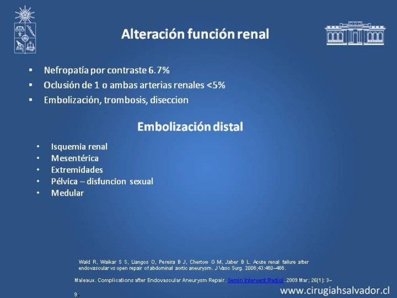 Diapositiva 17 de Complicaciones de EVAR