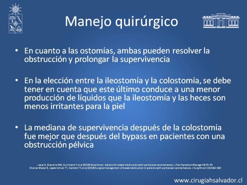 Diapositiva 14 de Obstrucción intestinal neoplásica asociada a carcinomatosis peritoneal