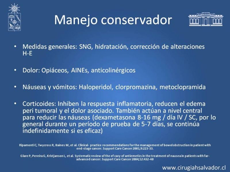 Diapositiva 8 de Obstrucción intestinal neoplásica asociada a carcinomatosis peritoneal