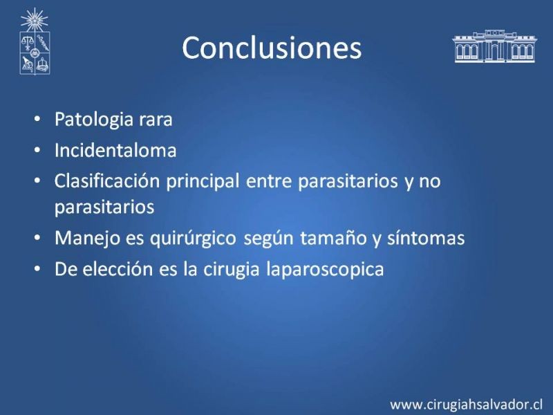Diapositiva 24 de Quistes esplénicos