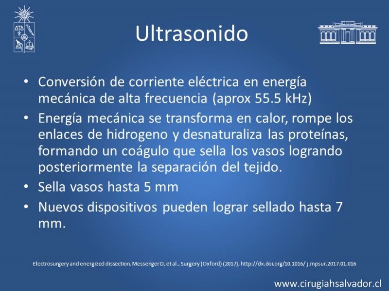 Diapositiva 17 de Electrocirugía y suturas mecánicas