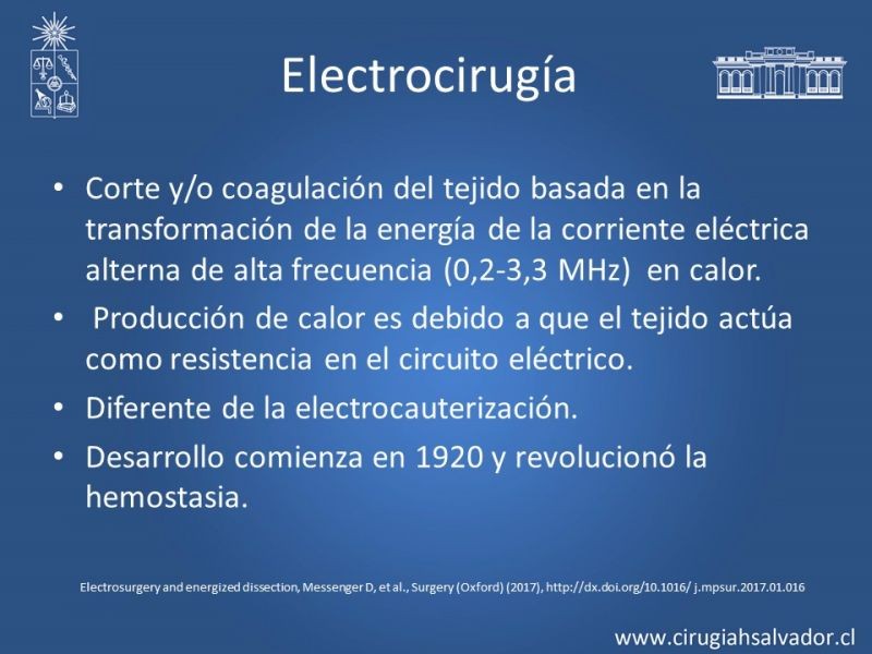 Diapositiva 2 de Electrocirugía y suturas mecánicas