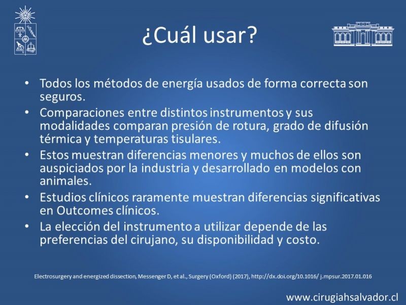 Diapositiva 19 de Electrocirugía y suturas mecánicas