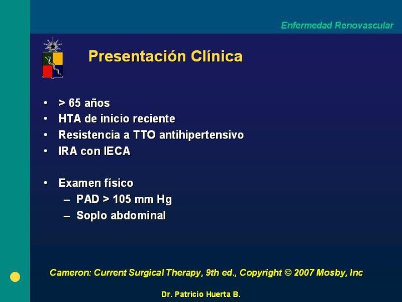 Diapositiva 7 de Enfermedad renovascular (ERV)