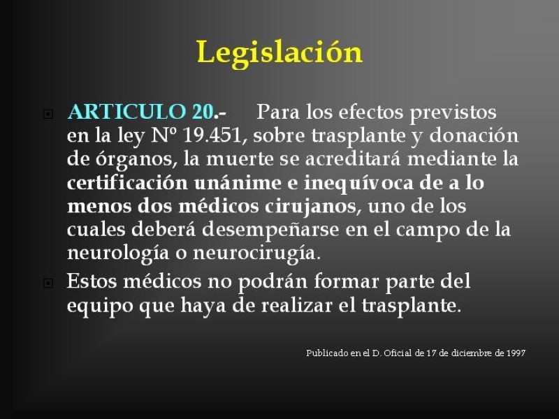 Diapositiva 15 de Muerte cerebral