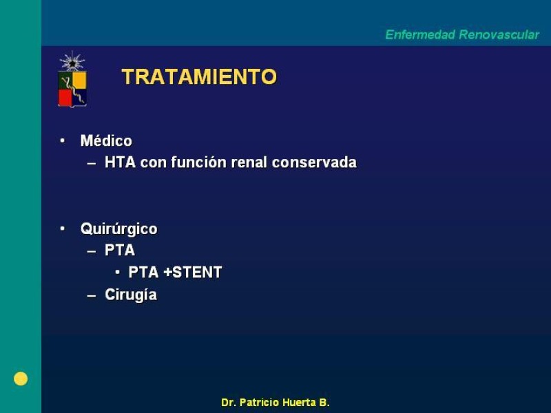 Diapositiva 15 de Enfermedad renovascular (ERV)