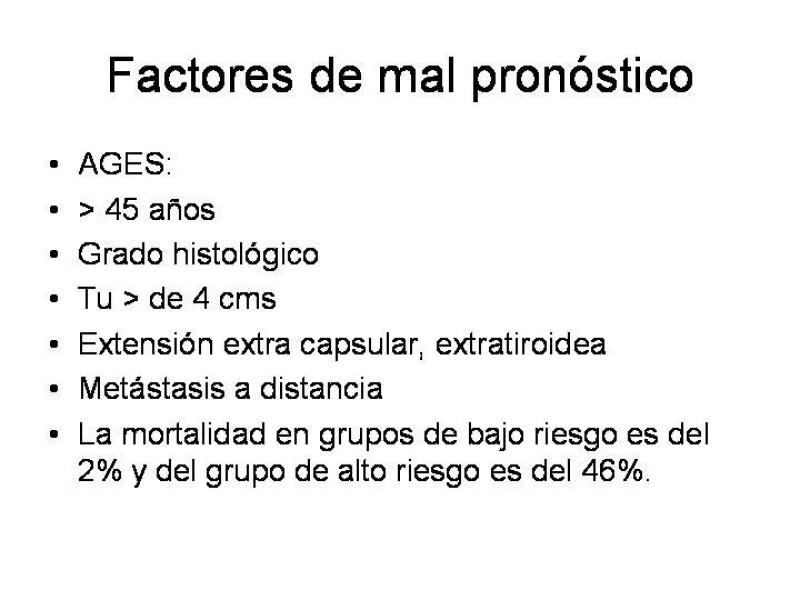 Diapositiva 27 de Cáncer de Tiroides