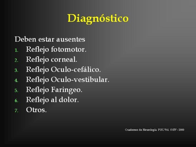 Diapositiva 22 de Muerte cerebral