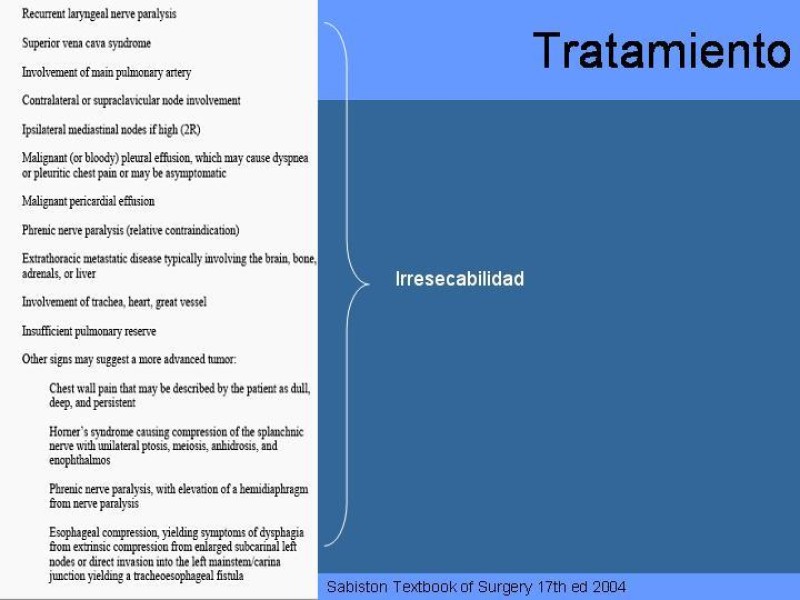 Diapositiva 34 de Cáncer Pulmonar