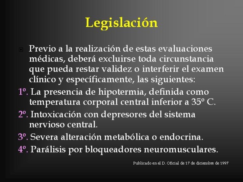 Diapositiva 17 de Muerte cerebral