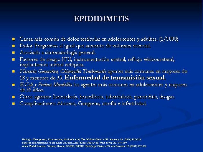 Diapositiva 16 de Síndrome de escroto agudo
