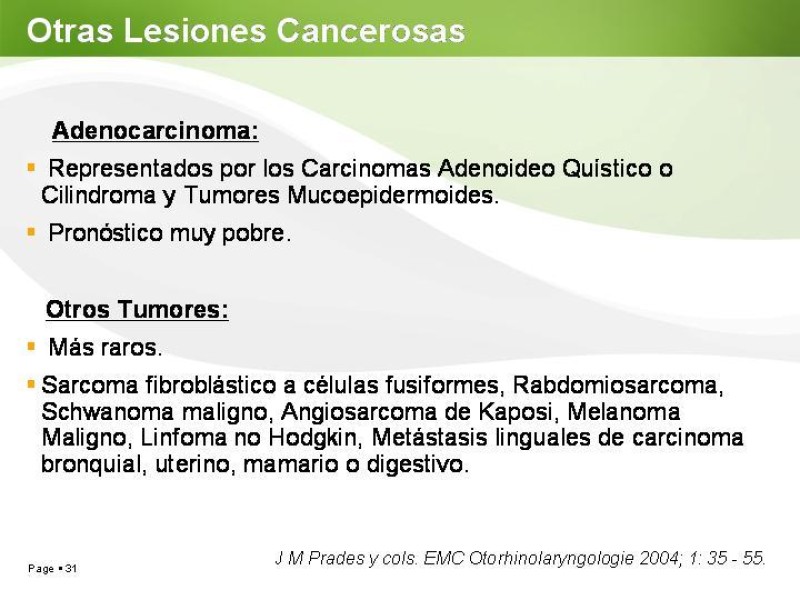 Diapositiva 30 de Cáncer de Lengua