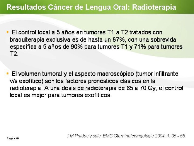 Diapositiva 48 de Cáncer de Lengua
