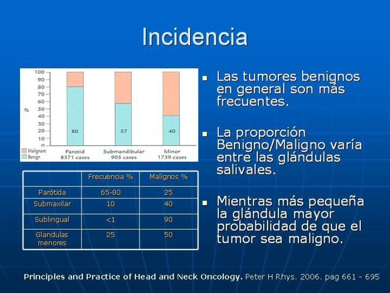 Diapositiva 5 de Tumores de las Glándulas Parótidas