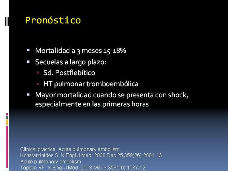 Diapositiva 31 de TEP y su profilaxis en cirugía