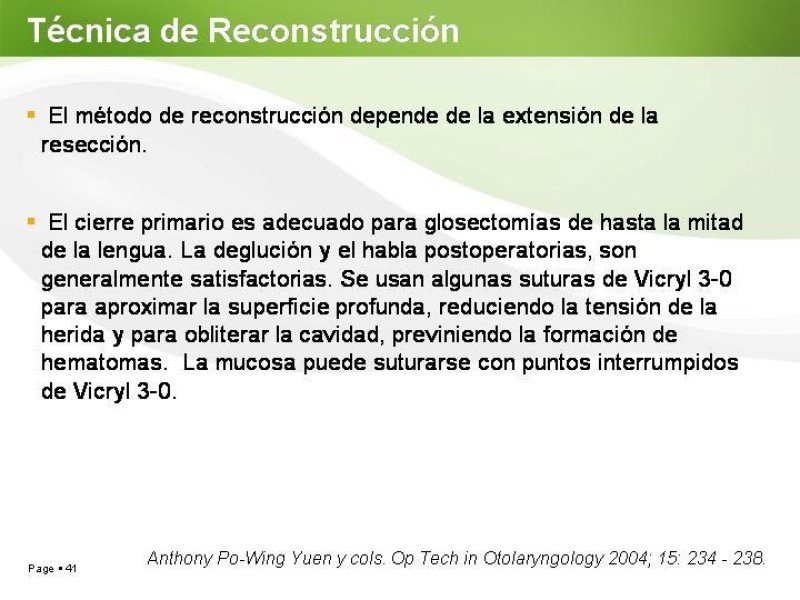 Diapositiva 40 de Cáncer de Lengua