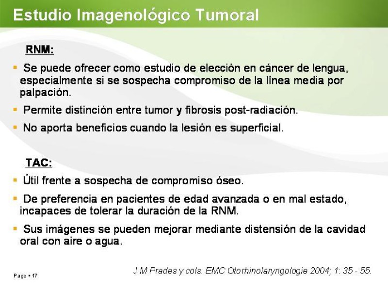 Diapositiva 16 de Cáncer de Lengua