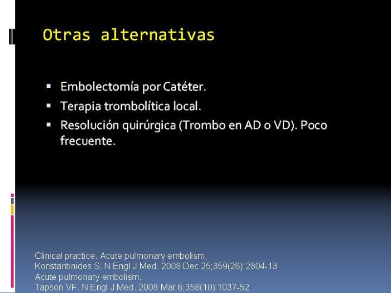 Diapositiva 29 de TEP y su profilaxis en cirugía