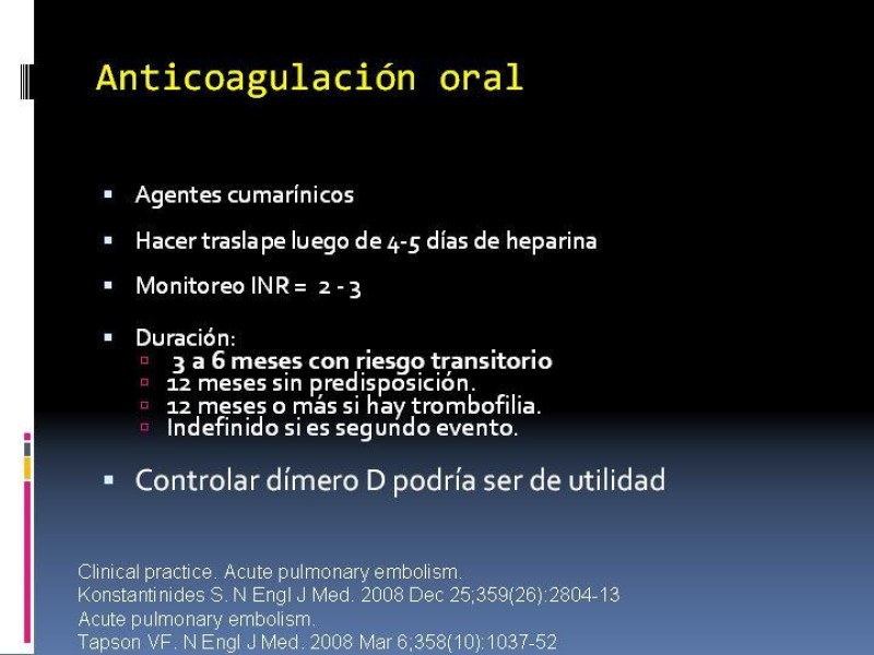 Diapositiva 25 de TEP y su profilaxis en cirugía