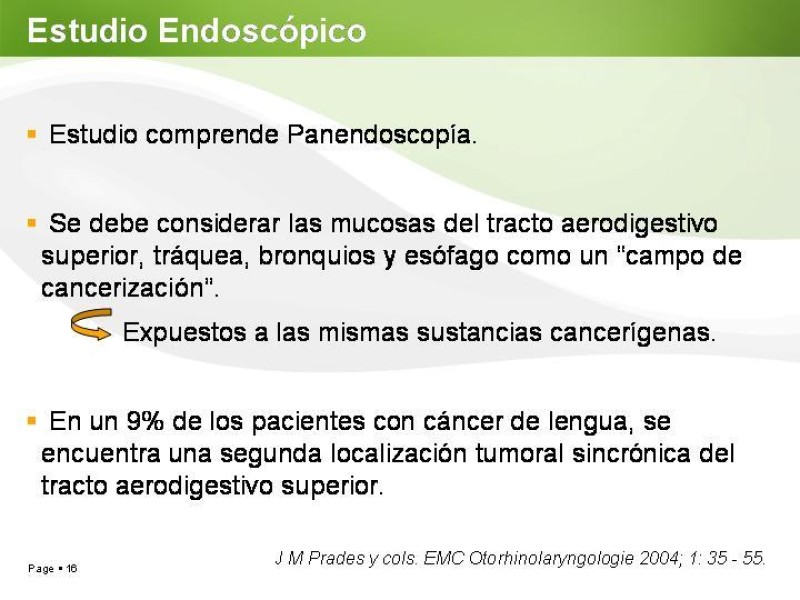 Diapositiva 15 de Cáncer de Lengua