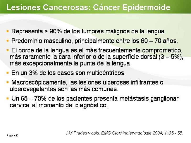 Diapositiva 29 de Cáncer de Lengua