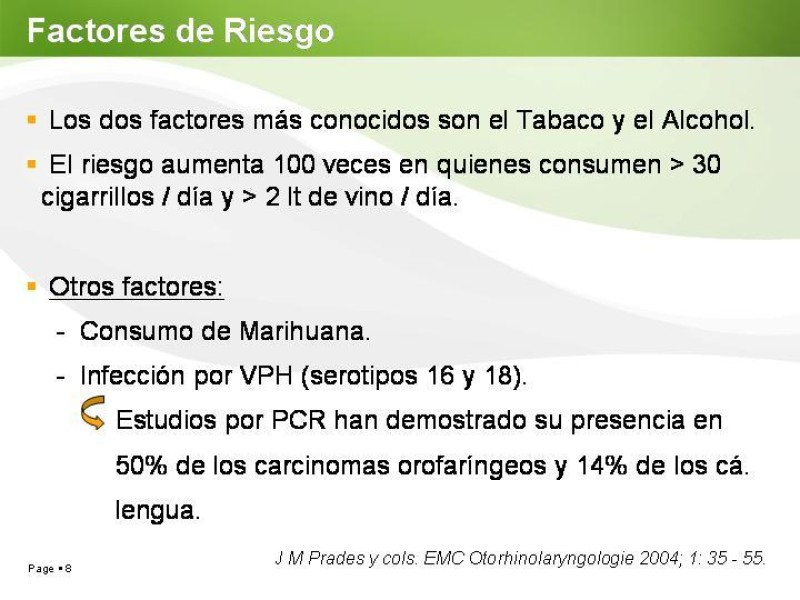 Diapositiva 7 de Cáncer de Lengua