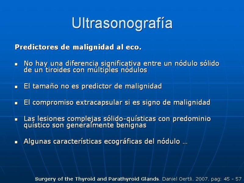 Diapositiva 10 de Estudio del Nódulo Tiroídeo