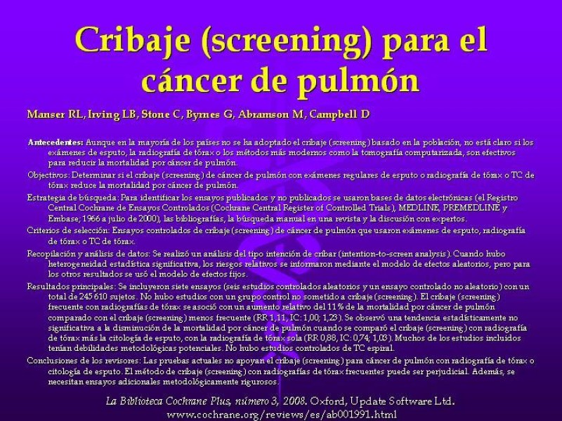 Diapositiva 12 de Cáncer de pulmón