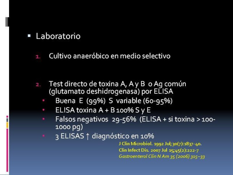 Diapositiva 14 de Diarrea asociada a antibióticos