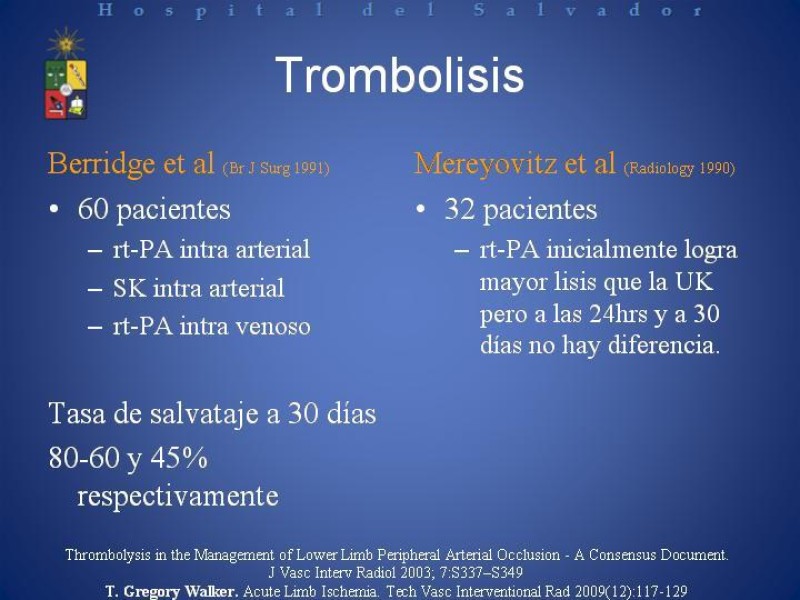 Diapositiva 18 de Isquemia arterial aguda en EEII