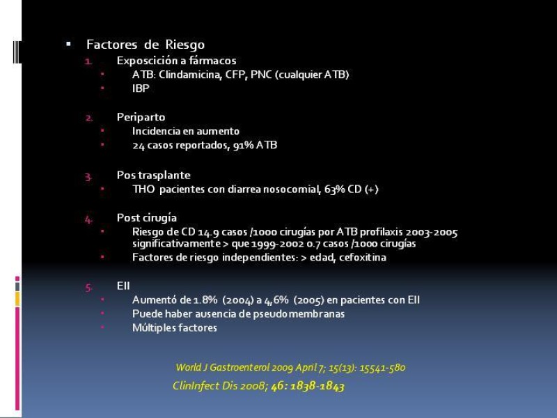Diapositiva 8 de Diarrea asociada a antibióticos
