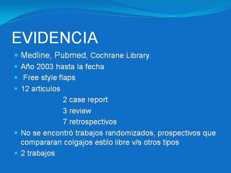 Diapositiva 26 de Colgajos estilo libre: Aplicación en cirugía reparadora