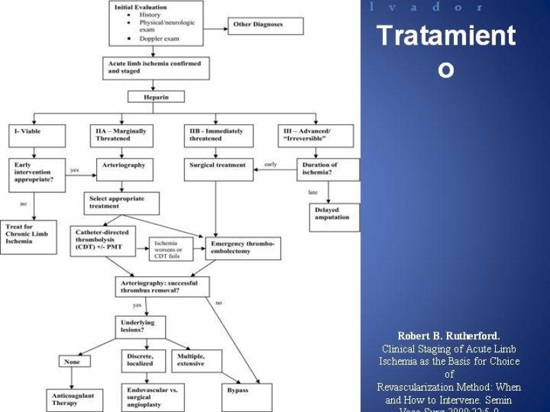 Diapositiva 26 de Isquemia arterial aguda en EEII