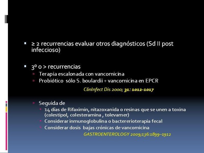 Diapositiva 25 de Diarrea asociada a antibióticos