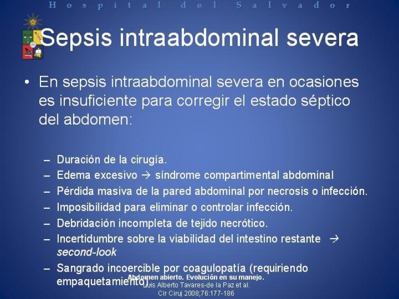Diapositiva 5 de Vacuum-Assisted Closure en laparotomía. 