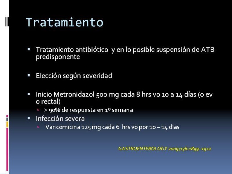 Diapositiva 17 de Diarrea asociada a antibióticos