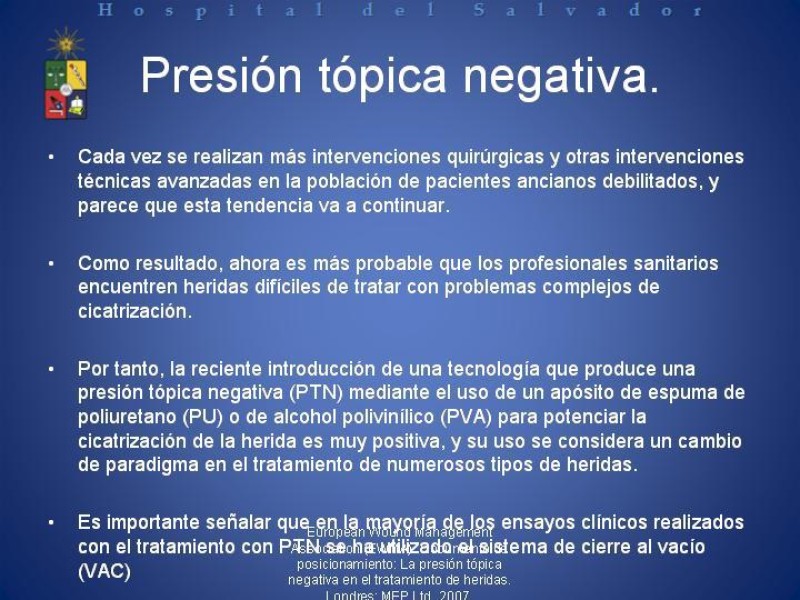 Diapositiva 14 de Vacuum-Assisted Closure en laparotomía. 
