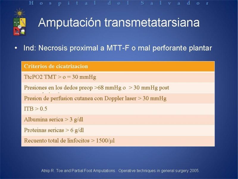 Diapositiva 22 de Amputaciones de extremidades inferiores