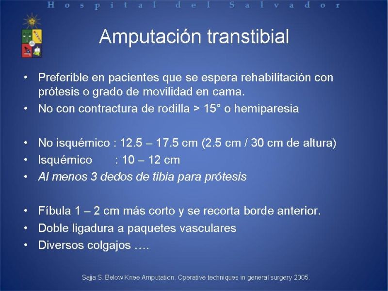 Diapositiva 38 de Amputaciones de extremidades inferiores