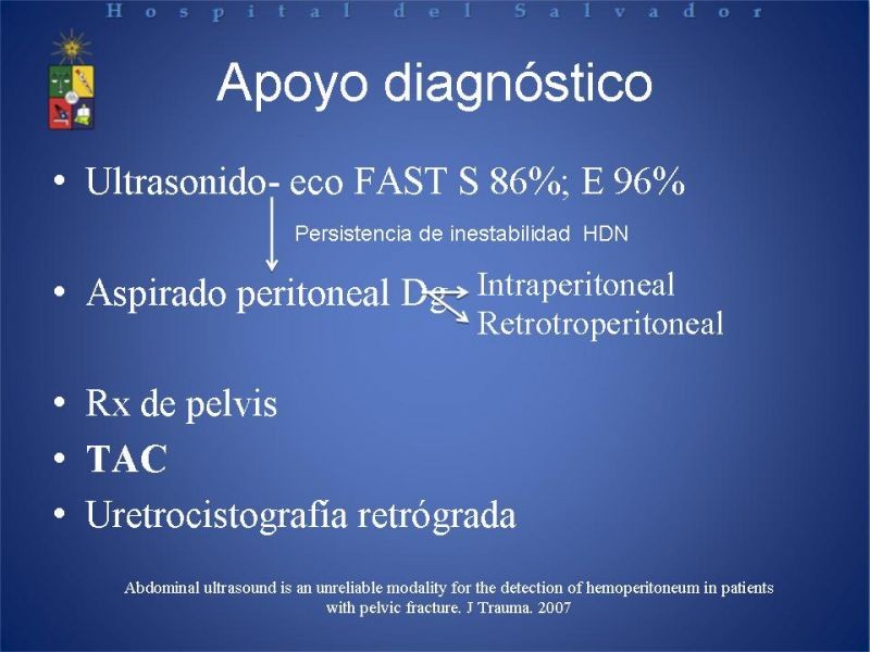Diapositiva 9 de Trauma de pelvis