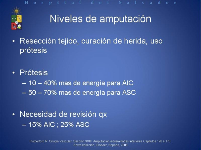 Diapositiva 8 de Amputaciones de extremidades inferiores