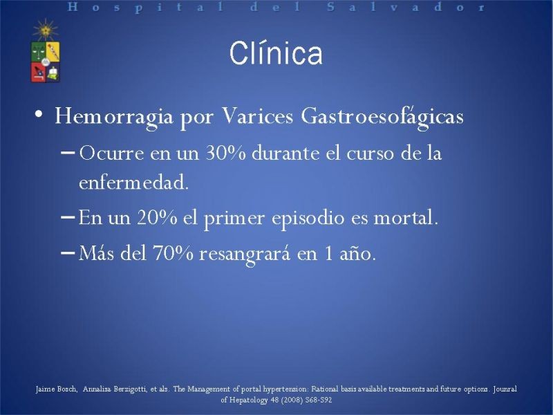 Diapositiva 8 de Hipertensión Portal:Alternativas Terapeuticas