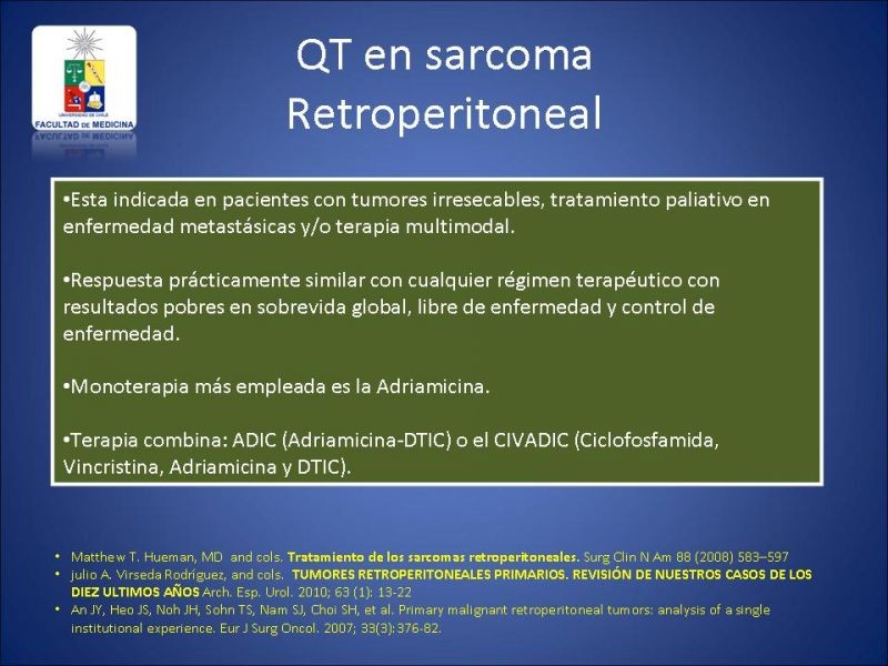 Diapositiva 25 de Sarcoma Retroperitoneal