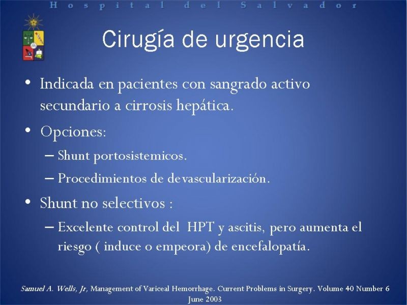 Diapositiva 37 de Hipertensión Portal:Alternativas Terapeuticas