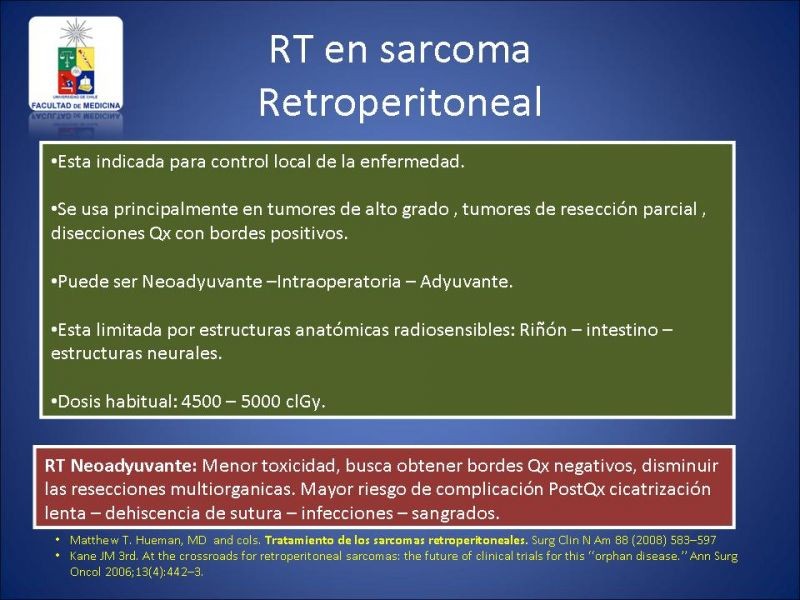 Diapositiva 22 de Sarcoma Retroperitoneal