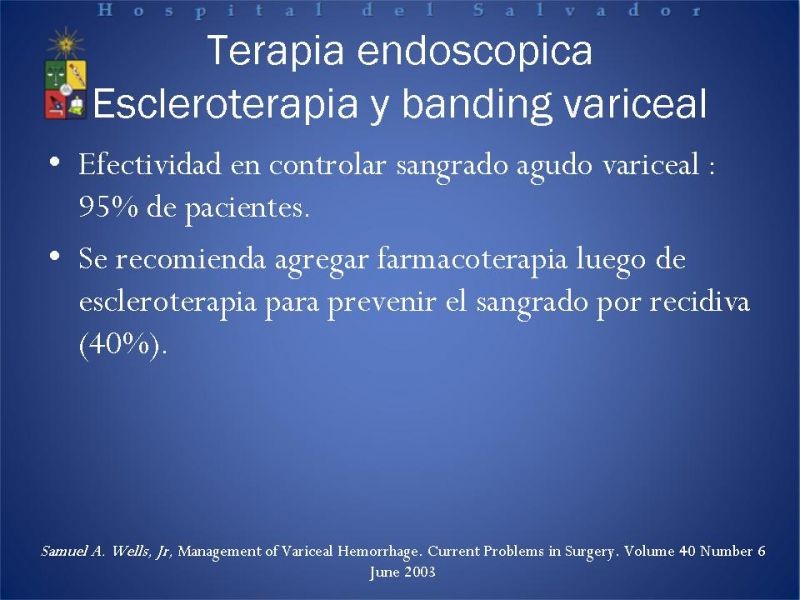 Diapositiva 15 de Hipertensión Portal:Alternativas Terapeuticas